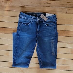 American Eagle Outfitters Women's Blue Skinny Jeans